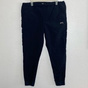 STUSSY Men’s Black Nylon Joggers Size S